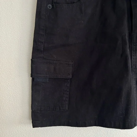 Women’s Black Cargo Skirt Size 7 Festival American Pockets NWOT - Picture 4 of 6